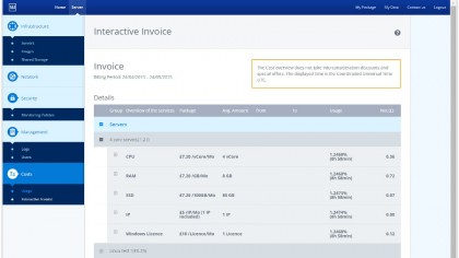 Cloud Server - interactive invoice