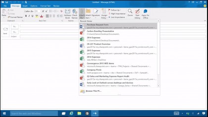 Outlook-attachment