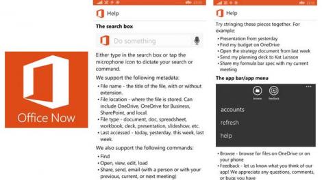 Office Now may be Cortana for your work life