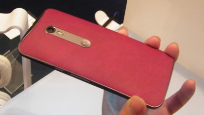 Moto X Style leather back