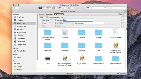 How to customize OS X's 'All My Files' section in Finder