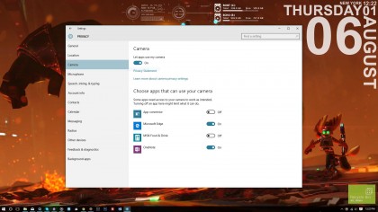 Windows 10 privacy settings