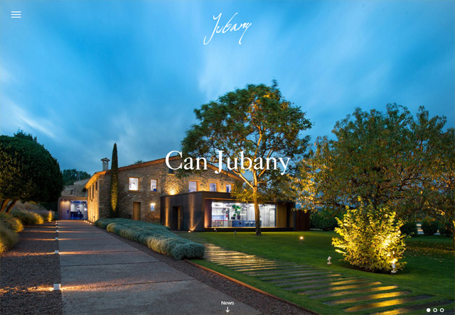 Image of a restaurant website: Restaurant Can Jubany