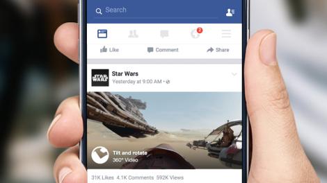 New Star Wars 360-degree video is among first on Facebook