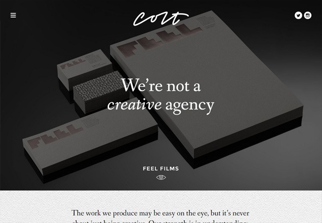 Design agency: Colt