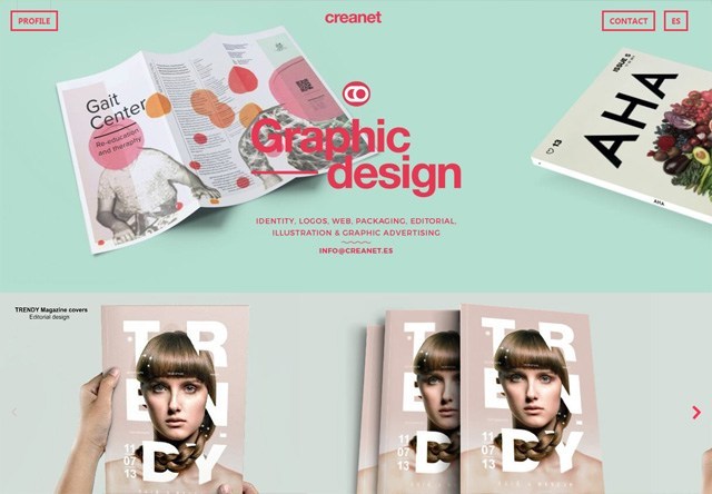 Design agency: creanet