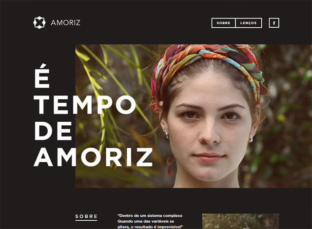 One-page website: AMORIZ