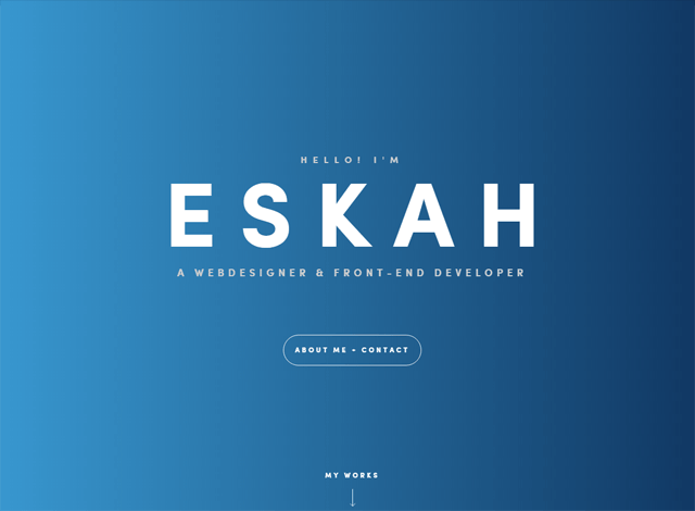 One-page website: Eskah