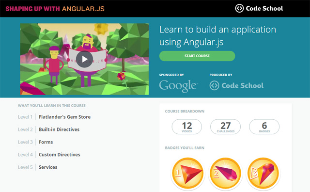Shaping up with Angular.js
