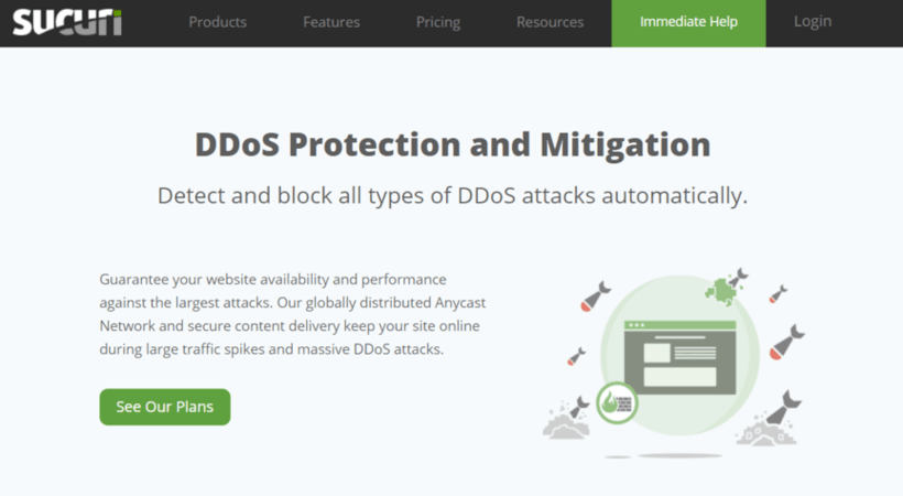 DDoS program for WordPress security